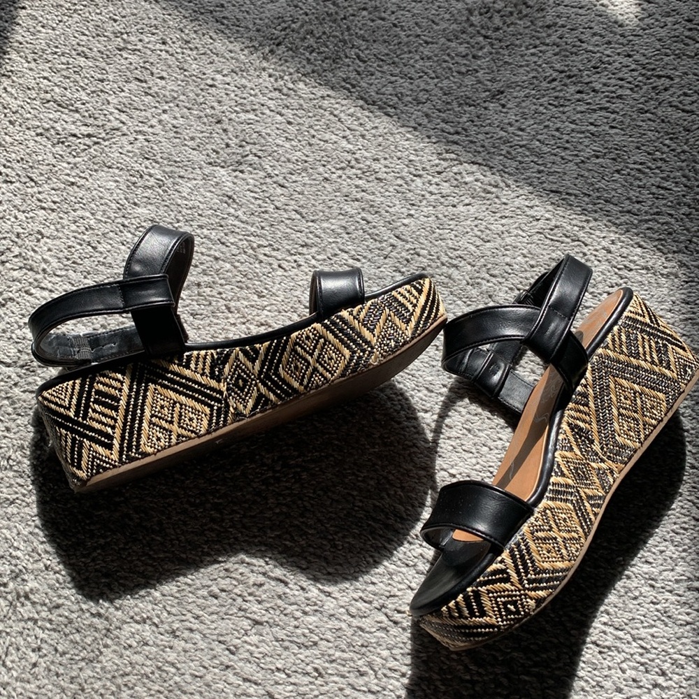 Platform sandals DV Target black and beige - Picture 6 of 7